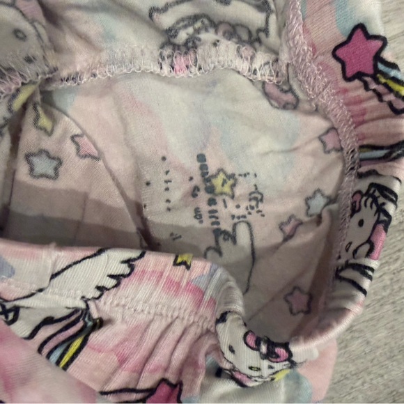 Posh Peanut Hello Kitty Pajamas - Pink and White - Picture 2 of 3